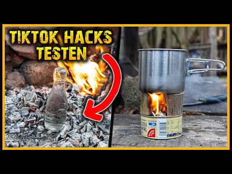 Krasse Tiktok Survival Hacks im Test - Sinnvoll oder komplett fürn Arsch? - Bushcraft Outdoor