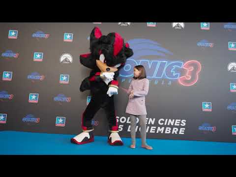 Sonic 3: La película I Premiere Madrid I Paramount Pictures Spain