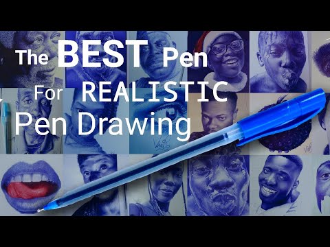 The BEST Pen For Realistic Pen Drawing_( The Right Pen...