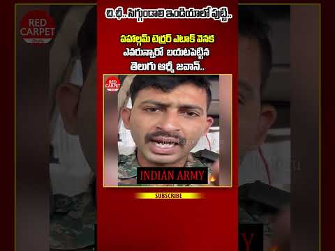 చి.ఛీ.. సిగ్గుండాలి ఇండియాలో పుట్టి పెహల్గామ్ ఎటాక్ వెనుక కారణం ఎవరో చెప్పిన తెలుగు జవాన్ #pahalgam