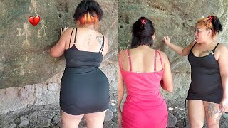 🔴-ANIITA graba las letras de su amor en las rocas de este lugar🥰 quien será⁉️