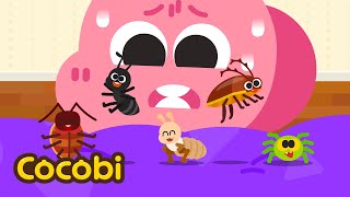 Oh! As pragas estão correndo na cama!🛏️😱 | Canções para Crianças | Cocobi