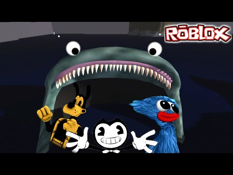 BENDY AND BORIS VS GIANT SHARK! (BATIM Roblox)