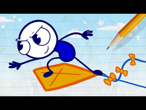 Kite-Astrophe | Pencilmation Cartoons!