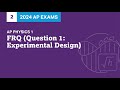 Exploring Experimental Design in AP Physics 1