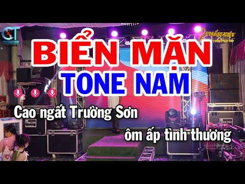 Karaoke Biển Mặn Tone Nam ( Bm ) Nhạc Sống Mới || Karaoke Tuấn Kiệt