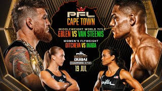 PFL CAPE TOWN EARLY CARD LIVESTREAM