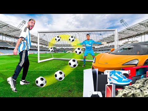 Score the Goal, I'll Buy You ANYTHING - 2022 World Cup Soccer Challenge
