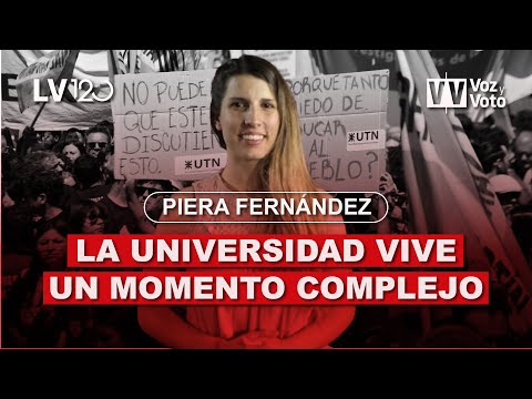 Piera Fernández: La universidad vive un momento complejo | Voz y Voto 2024