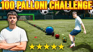 100 PALLONI FOOTBALL CHALLENGE: LUCA CAMPOLUNGHI (PALLONE D’ORO DI TIK TOK)🦓🔥