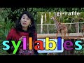 Syllable Count in Common Words