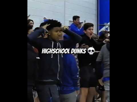 HIGHSCHOOL DUNKS 💀 #basketball #basketballedits #highschool #hsbaseball #dunk #edit