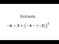 Operations with Negative Numbers