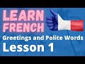 Expressions de salutation en français