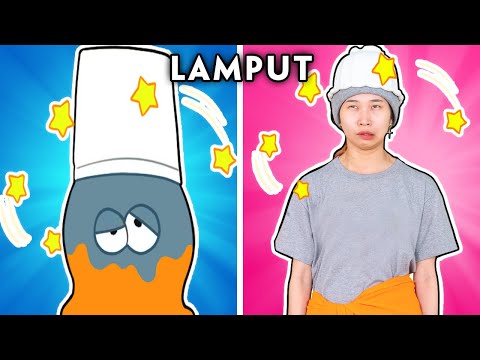 Lamput - Lost In The Lab | Compilation of Lamput's Funniest Scenes - Lamput In Real Life |Woa Parody