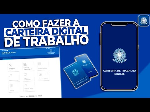 📱 COMO FAZER CARTEIRA DE TRABALHO DIGITAL PELO CELULAR EM 2024!