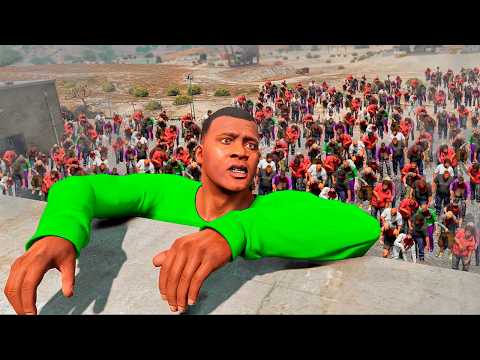 Sobrevivi a 1.000.000 de ZOMBIES en GTA 5