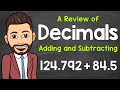 Adding and Subtracting Decimals: Key Concepts and Examples
