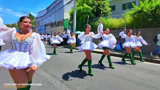 🎶 Cocodrilos Marching Band en el Desfile de Correos de Mejicanos 🥁