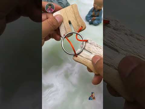 আজব ধাঁধা সমাধান করতে পারবেন?🤯🤔-mini wood toy/wood working art skill/hand craft ideas#shorts #puzzle