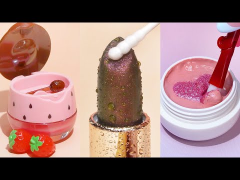 Satisfying Makeup Repair ASMR💄Make Your Own Handmade Lip Balm & DIY Makeup Transformation #853