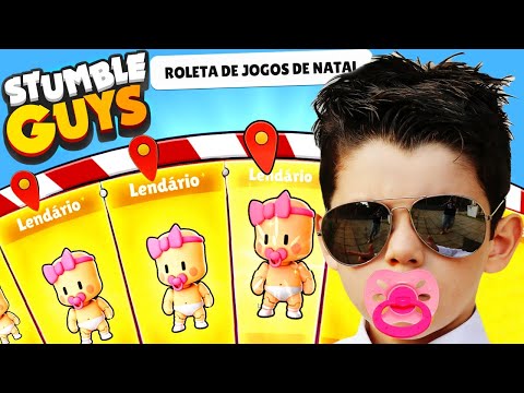 GIRO DA SORTE no STUMBLE GUYS CONSEGUI AS MELHORES SKINS - Piero Start Games