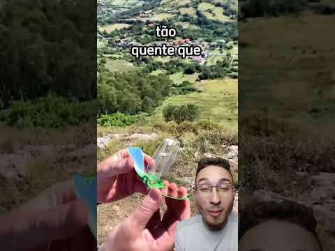 Queimando pena com Espelhos: Experimento Insano! #curiosidades #educação #incrível #viralvideo