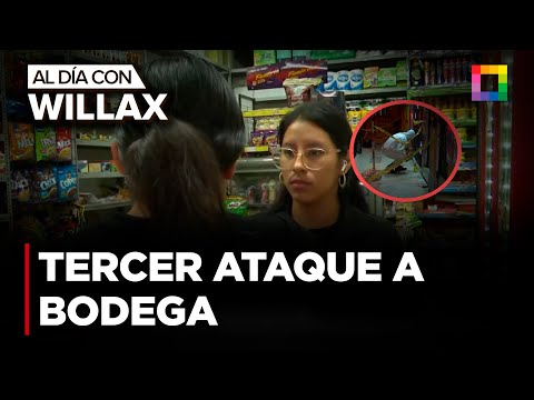 Al Día con Willax - ENE 09 - TERCER ATAQUE EN BODEGA EN CUATRO MESES | Willax