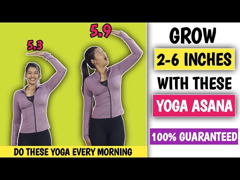 Grow Taller 2-6 Inches with these Yoga | Height boosting Yoga Exercise | Grow Taller | #growtaller