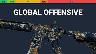 M4A4 Global Offensive Wear Preview