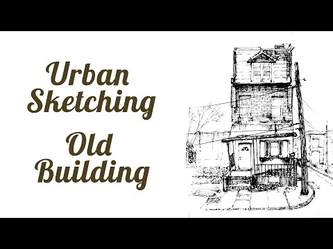 Aprender a dibujar | Dibujo urbano | Urban sketch building