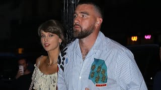 Taylor Swift and fiancé Travis Kelce enjoy PDA-filled dinner date in NYC🥰