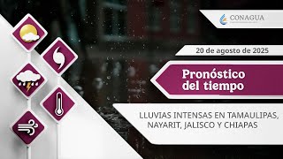20 de agosto de 2025 8:00h #pronosticodeltiempo