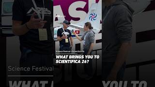 We went to first day of Scientifica 2026 in Dübendorf to interview the people there 🔬🤖