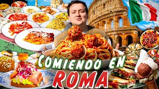 48 HORAS comiendo en ROMA 🍝🍕🇮🇹