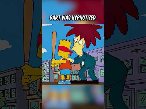 Bart was hypnotized