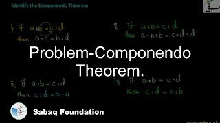 Problem-Componendo Theorem