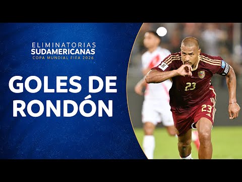 TODOS LOS GOLES DE SALOMON RONDÓN | ELIMINATORIAS SUDAMERICANAS 2026