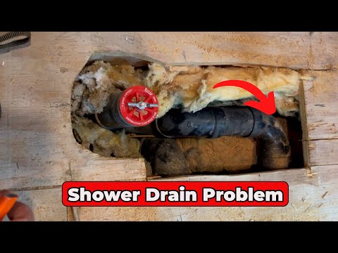 Tom's Plumbing Shower Drain Move and Framing Fix