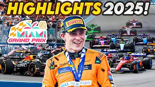 McLaren 1-2 Shocker! Full Race Breakdown – 2025 Miami Grand Prix Highlights | Piastri vs Verstappen
