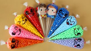 Making Slime with Piping Bags! Most Satisfying Slime Video★ASMR★#ASMR #PipingBags