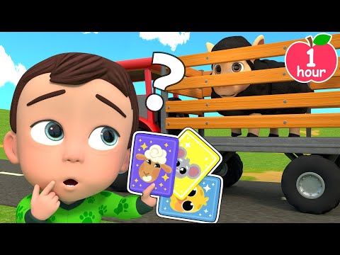 Animal Sounds Like - Who Says Moo🐮 +More Songs For Kids | Newborn Nursery Rhymes