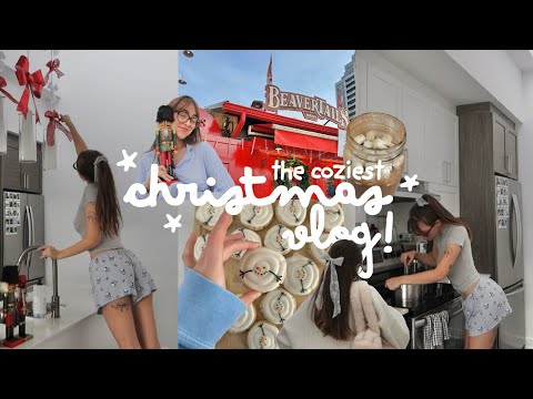 the coziest christmas vlog! 🌨️🥧 beavertails and shopping!