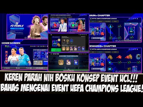 KEREN PARAH NIH KONSEP EVENT UCL FC 25 MOBILE!! SEMOGA BANYAK MASCHERANO & PEMAIN OVR 100+ GRATIS!!