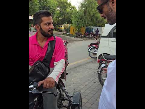 Shahid ki himmat aur azm, disability ke bawajood rozana kaam karna, waqai qabil-e-daad hai.
