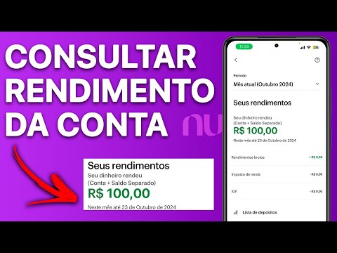 COMO VER O RENDIMENTO DA CONTA NUBANK (ATUALIZADO)