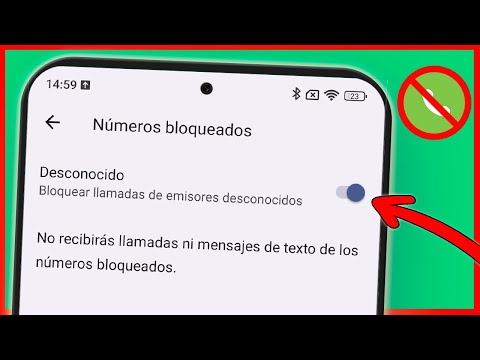 Cómo BLOQUEAR LLAMADAS DE NUMERO DESCONOCIDOS