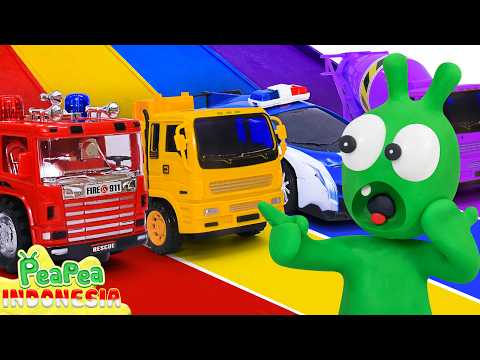 Pea Pea Mobil Seluncur Warna warni Ajaib ๐๐ฑ Pilih yang Benar!