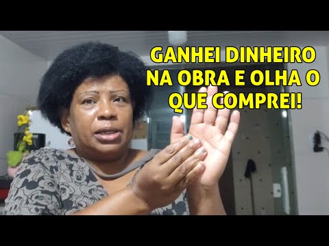 Meus amor, mostrei quantas coisas comprei pra casa ajudando a carregar a areia no balde na obra!!!