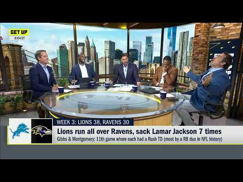 'GLORIOUS!' 🙌 - Jeff Saturday's EXCITED REACTION to the Lions' MNF win on the Ravens | Get Up